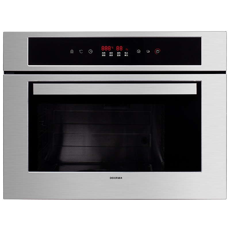 德兆嵌入式蒸箱SOB635RS不锈钢触摸内嵌式电蒸箱家用蒸汽镶嵌式电蒸炉