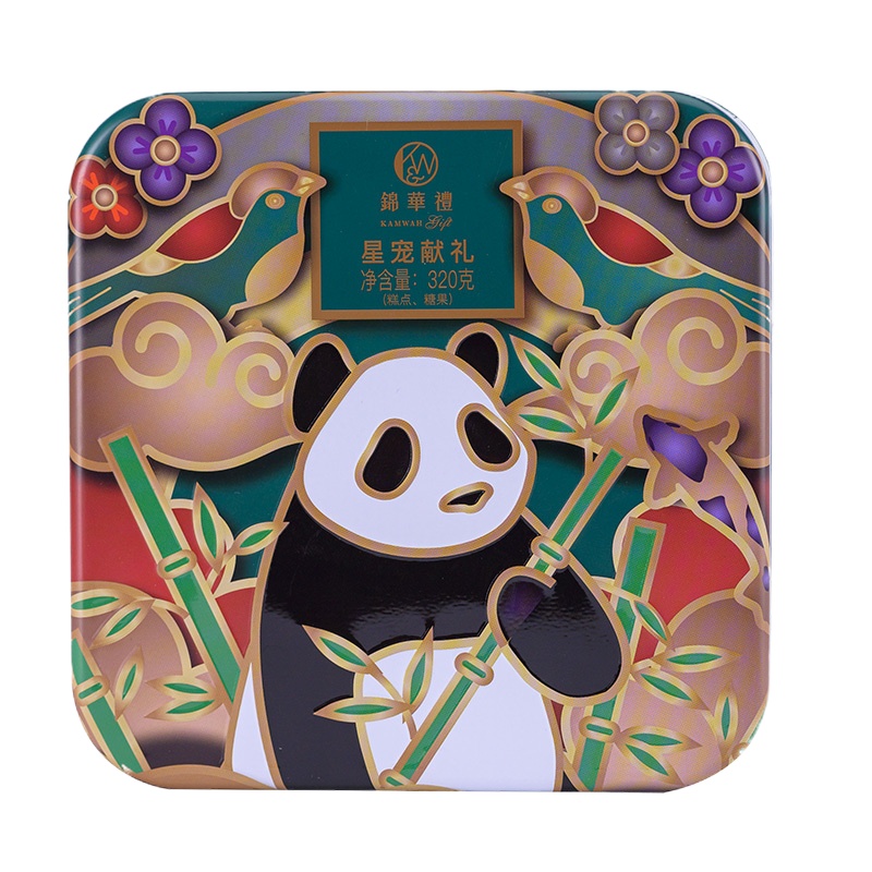 锦华礼 星宠献礼年货糕点组合装 新潮感恩圣诞新年节日创意零食