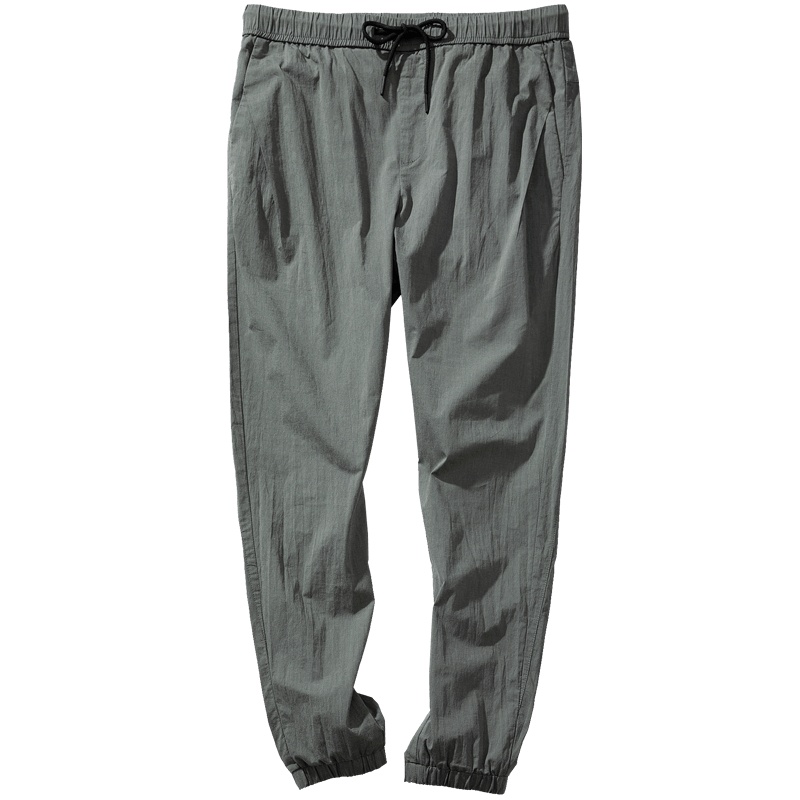 千纸鹤男装男士运动裤直筒休闲裤韩版潮流收脚哈伦长裤90110