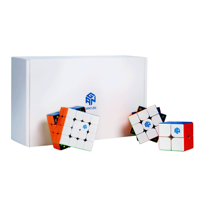 gan全套装 二三四阶磁力魔方顺滑比赛专用玩具套装全套学生用