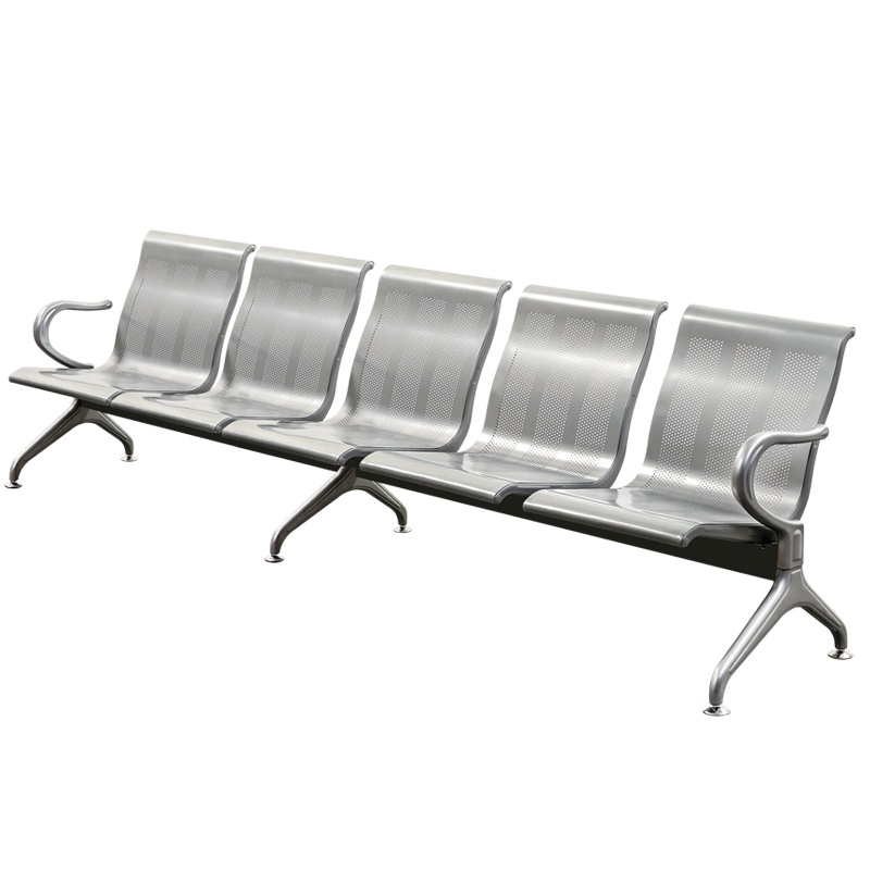 【红心家居】机场椅候诊椅银行排椅候车厅等待椅公共连排椅五人座