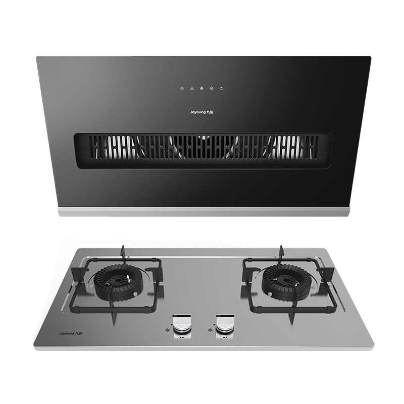 九阳（Joyoung）油烟机烟灶套餐19立方抽烟机侧吸式吸油烟机烟机燃气灶家用套装J130+211E（液化气）