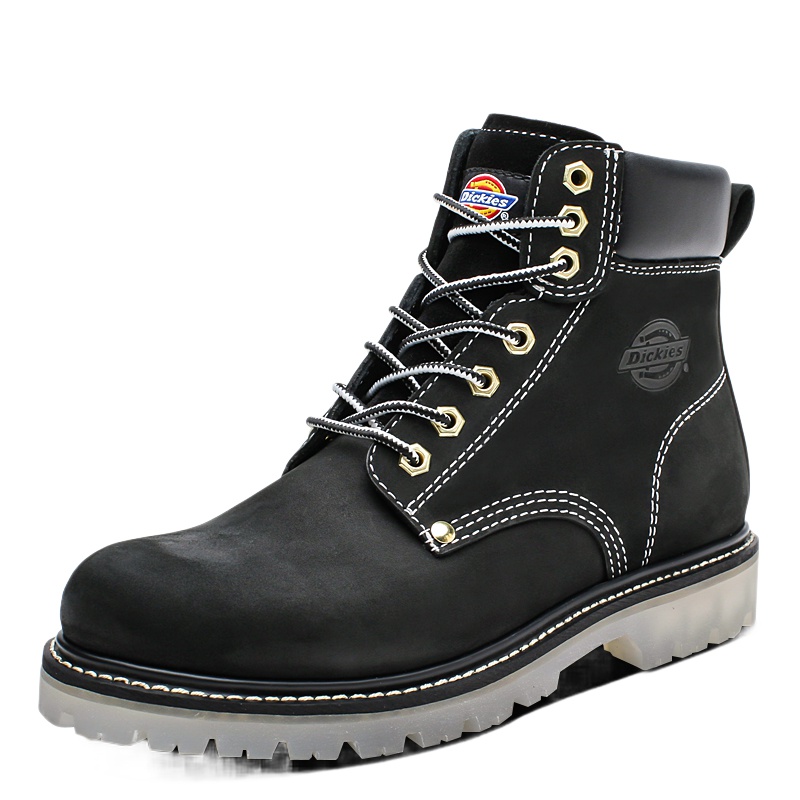 Dickies马丁靴男秋冬季新款复古高帮鞋英伦真皮短靴百搭工装靴子194M50LXS80