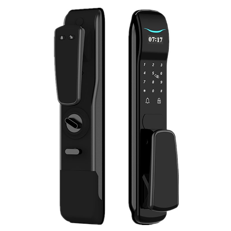 全国入户安装 全自动多功能指纹锁家用防盗门智能电动密码锁可手机远程 黑色