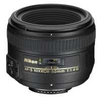 尼康(Nikon) AF-S 50mm f/1.4G 尼康卡口 58mm口径 标准定焦镜头