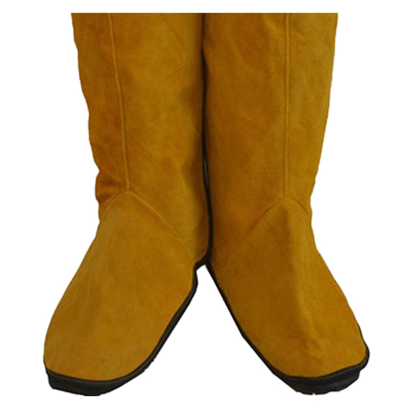 焊源 牛皮电焊护腿/护脚/耐磨隔热防火 /通码