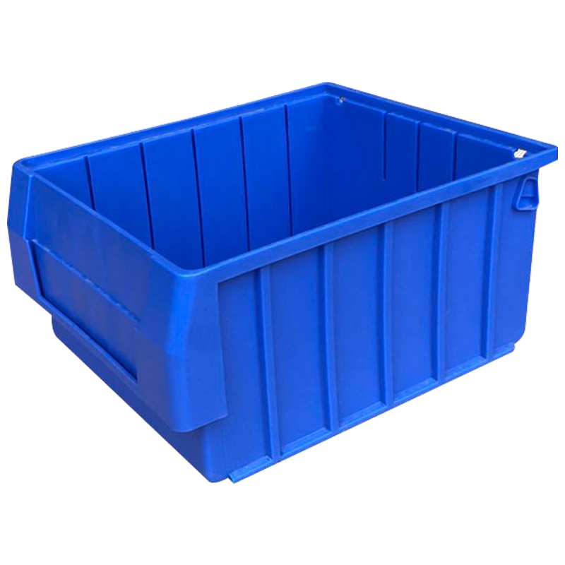 海斯迪克 gnjz-150 塑料分隔式零件盒 五金工具收纳箱螺丝盒 物料盒加厚分格箱 大1号300*235*140蓝色