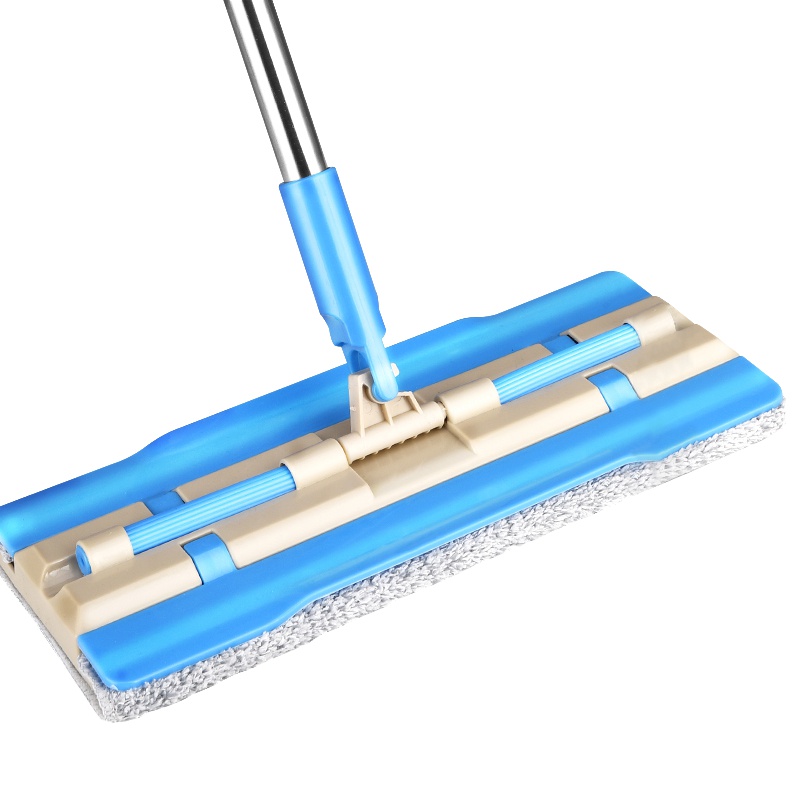 lepire/九康旋转平板拖把 干湿两用快速去污可伸缩铝杆强力去污家用懒人拖把无缝清洁