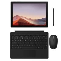 [原装黑(键盘+鼠标+笔)]微软(Microsoft)Surface Pro7+ 第11代英特尔酷睿i5 12.3英寸 二合一平板电脑 笔记本电脑 16G+256G 亮铂金