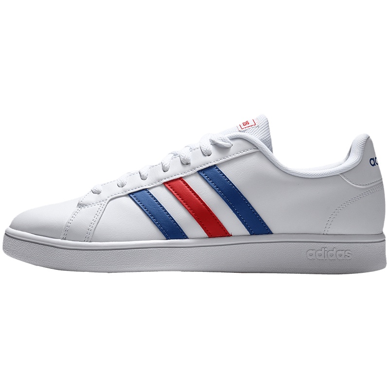 阿迪达斯男鞋板鞋低帮网球文化小白鞋运动休闲鞋EE7901