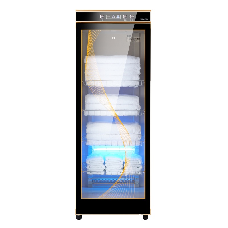 欢呼好太太 干毛巾消毒柜紫外线 ZTD280A-280 单开门家用商用台式立式美容院毛巾衣物餐具消毒柜 大容量毛巾柜