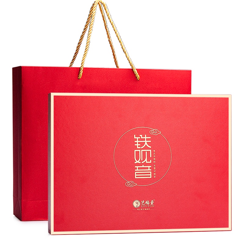 艺福堂安溪原产铁观茶叶音礼盒装清香型特级乌龙茶端午送礼礼盒装500g