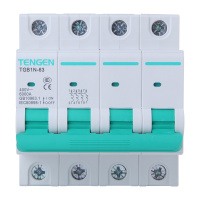 天正电气 TGB1N-63 4P D 63A 6KA 01060270219 微型断路器