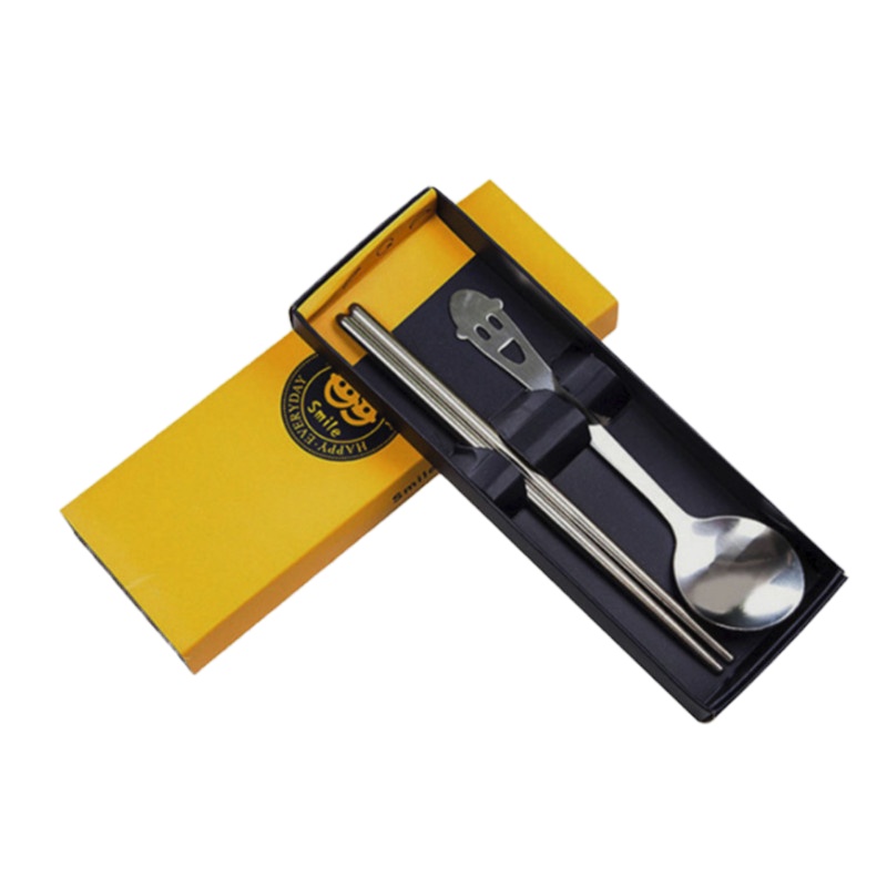 不锈钢笑脸餐具套装组合