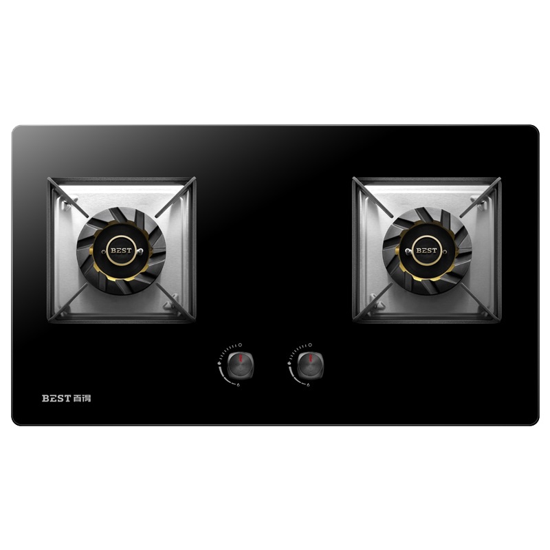 华帝百得(BEST)燃气灶煤气灶双灶嵌入式灶具台嵌两用钢化玻璃猛火炉灶台式灶台炉具双眼灶煤气炉天然气DZ42B