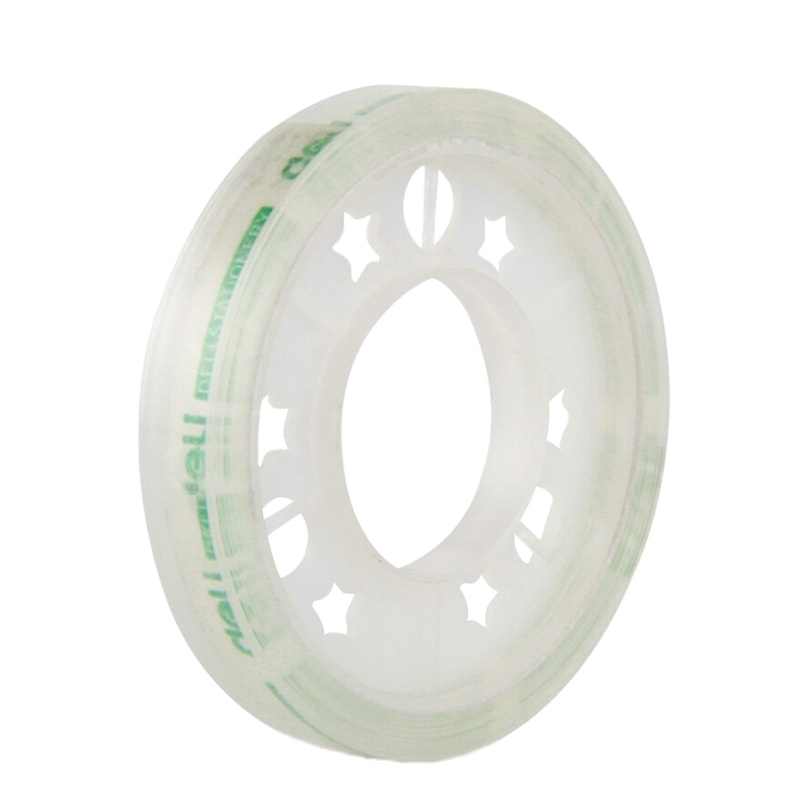 得力(deli) 文具胶带 30001 8mm*30y(≈27.4m)*38um 12卷/筒 单筒装(J)