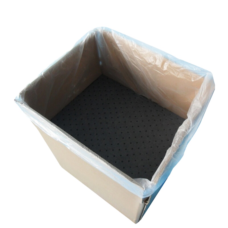 (防风防汛)谋福 8263 灰色吸附棉工业吸油棉吸油垫吸液棉吸油毡100片/箱(灰色款 尺寸:40cm*50cm*3mm