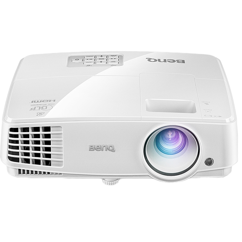 明基（BenQ）MS527 投影仪 投影机办公（明基投影仪+电动幕布）