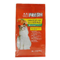 鱼干双拼猫粮幼猫成猫 2.5kg5斤流浪猫蓝猫英短成年猫粮 增肥发腮美毛去毛球 小鱼干双拼猫粮5斤