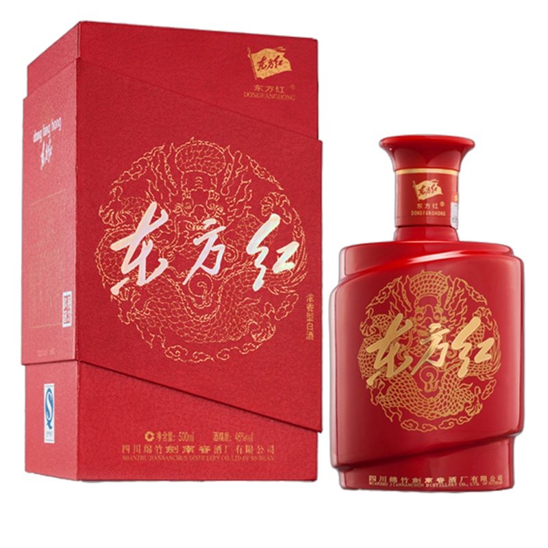 剑南春 东方红46度 500ml 浓香型 白酒 单瓶装