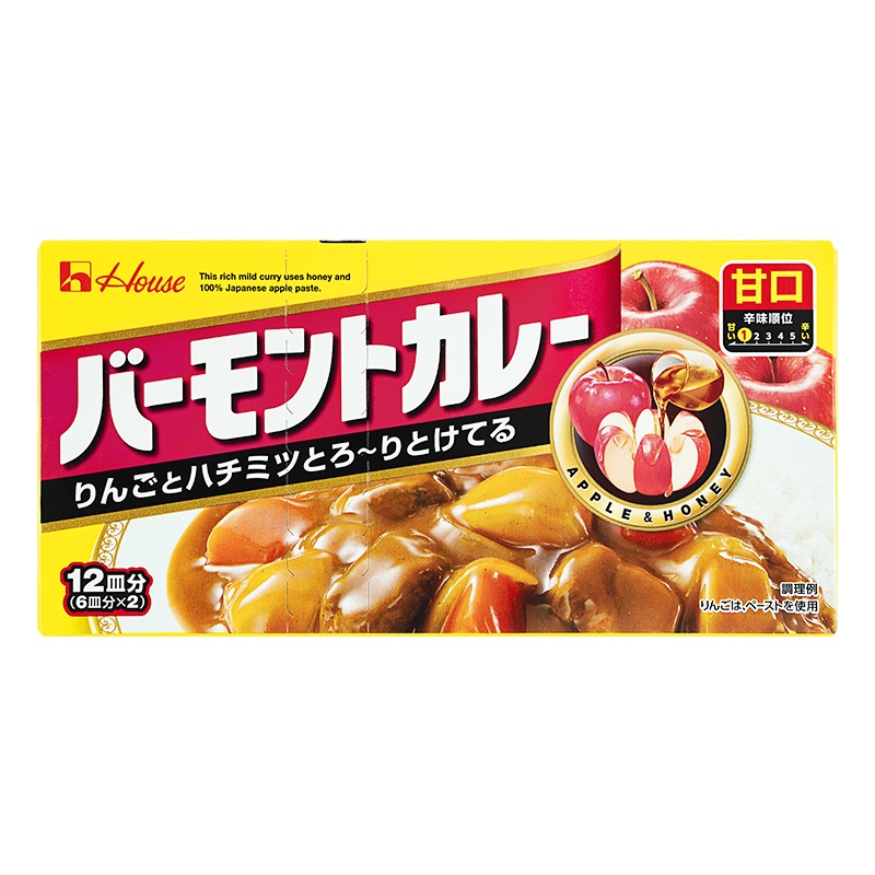 好侍苹果咖喱调味料(甜味)日本进口拌饭汤料酱料230g