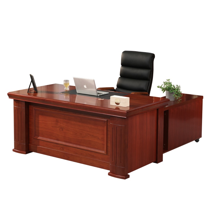 卓澳(ZHUOAO)班台老板桌主管桌办公桌油漆实木贴皮大班台经理桌