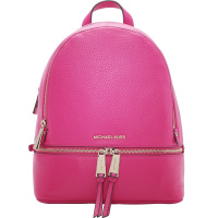 MICHAEL KORS Rhea Zip 双肩包中号 字母金属标粒面皮30S5GEZB1L金扣