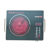 ACCK/爱仕卡电陶炉家用2400W大功率触摸加旋钮双控三环火可调节非电磁光波炉
