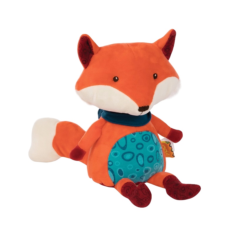 美国B.Toys手偶安抚玩具动物狐狸宝宝婴幼儿童毛绒玩偶