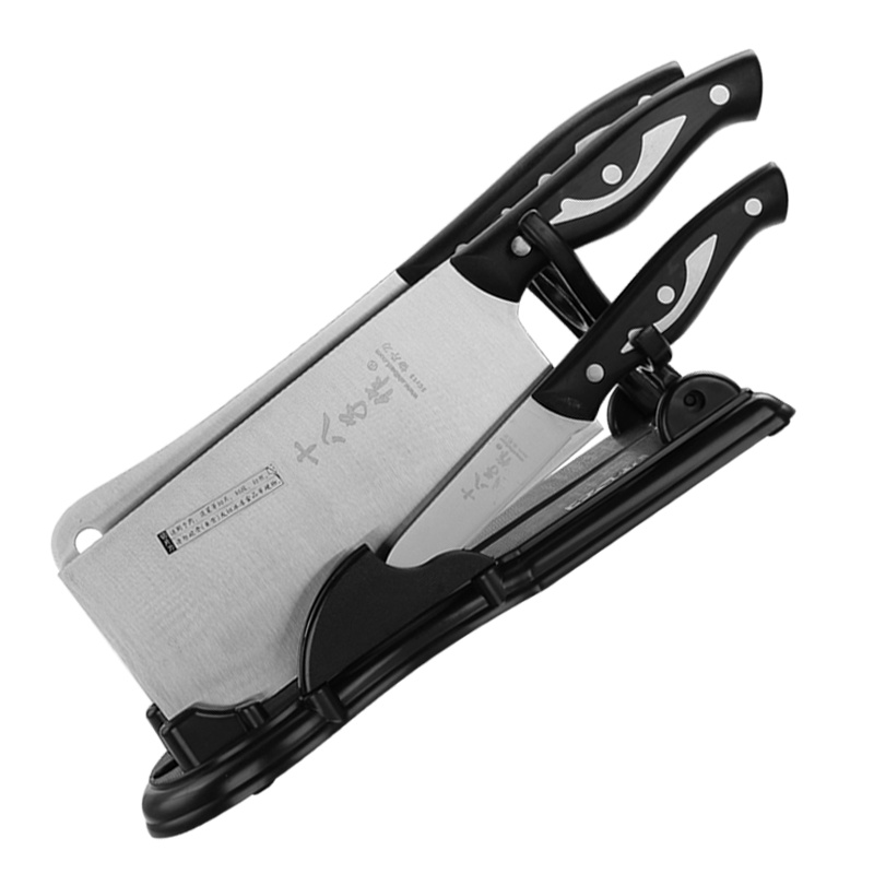 十八子作 翔悦4件套S1422刀具套装 厨房菜刀不锈钢套装全套厨房刀具