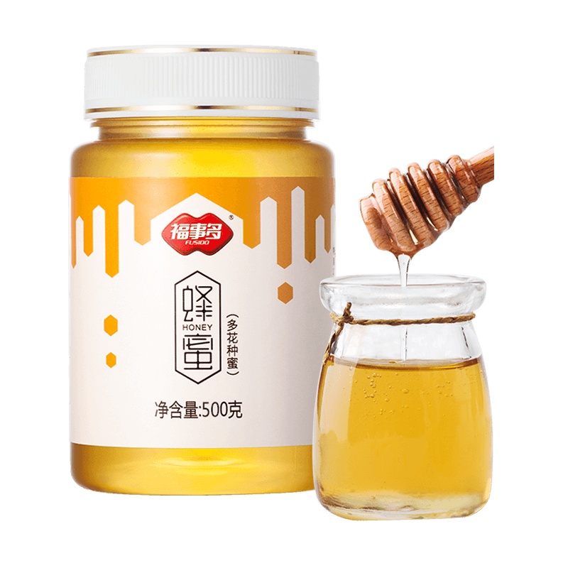福事多蜂蜜420g纯瓶农家自产百花洋槐花蜜优质蜜源 滋补蜂蜜