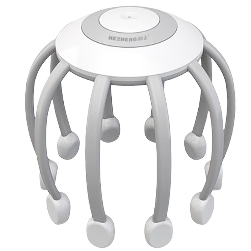 和正头部按摩器电动震动头皮按摩仪全自动智能家用出行抓头揉捏神器时尚专利款