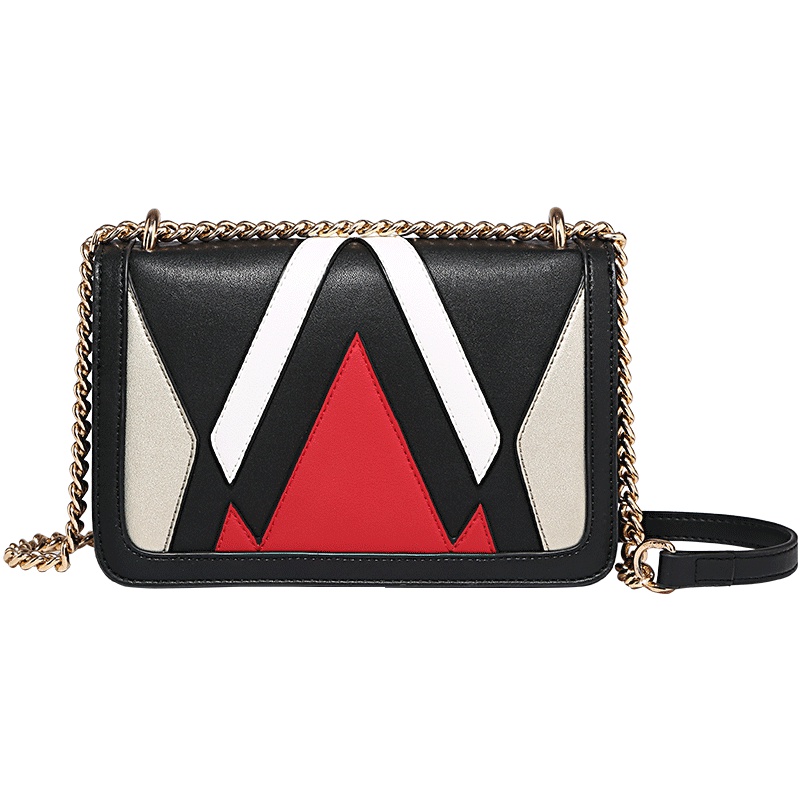 toutou2019秋冬潮款包包女明星同款创意斜挎包单肩链条包小方包潮