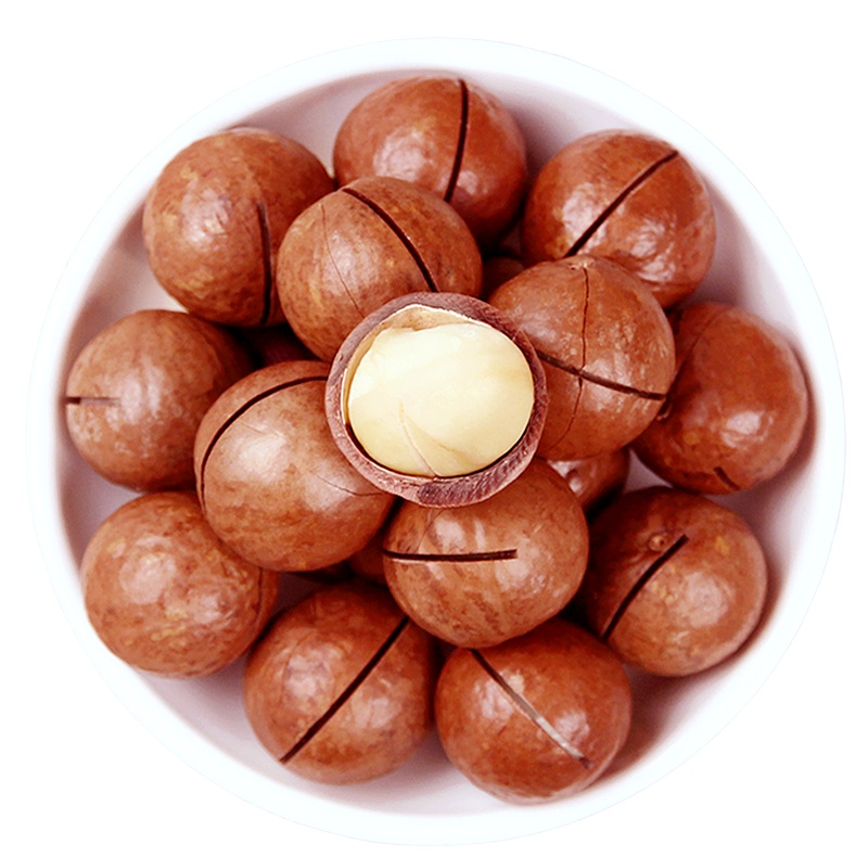 秋叶里夏威夷果新货奶油味坚果零食散装称斤年干果罐装重量含包装