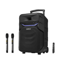漫步者 (EDIFIER) PP312 12英寸户外移动多媒体音箱 广场舞音箱 蓝牙拉杆音响 便携音响 黑色(套)