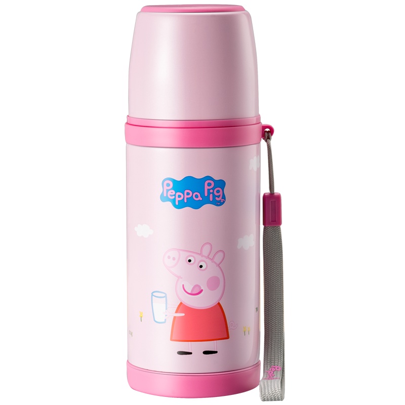 日本泰福高(TAFUCO)水壶/水杯 卡通小猪佩奇宝宝水杯幼儿水杯儿童水壶水杯保温杯婴儿水杯便携防漏
