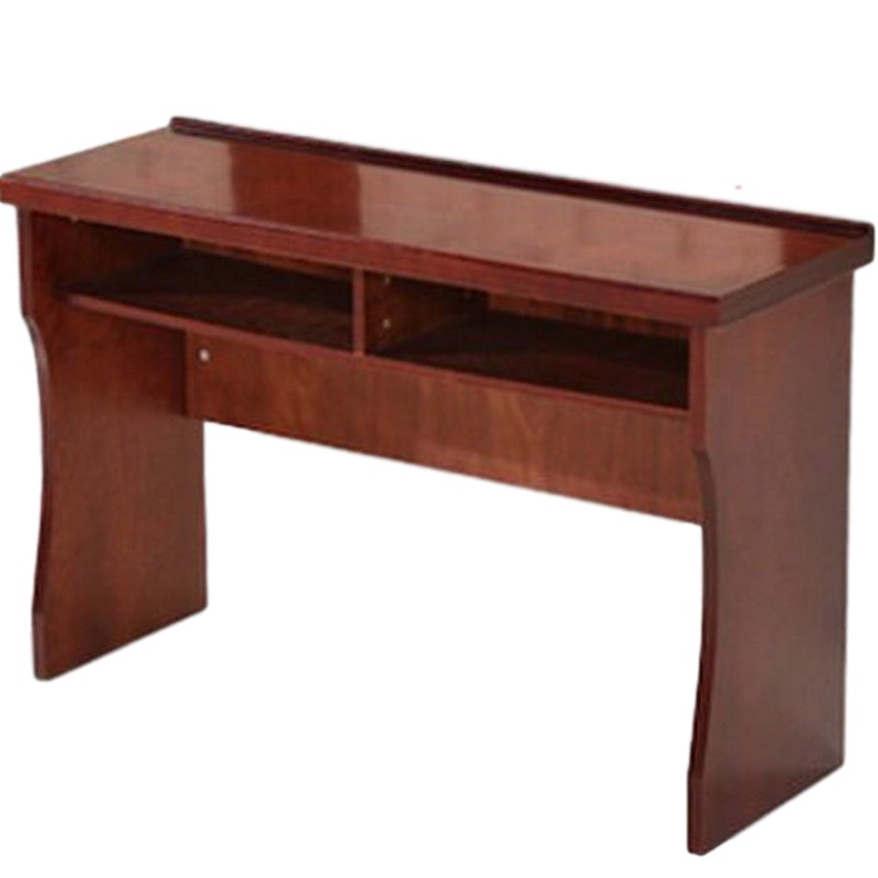 逐鹿中原1.2米培训桌实木皮条桌油漆条桌