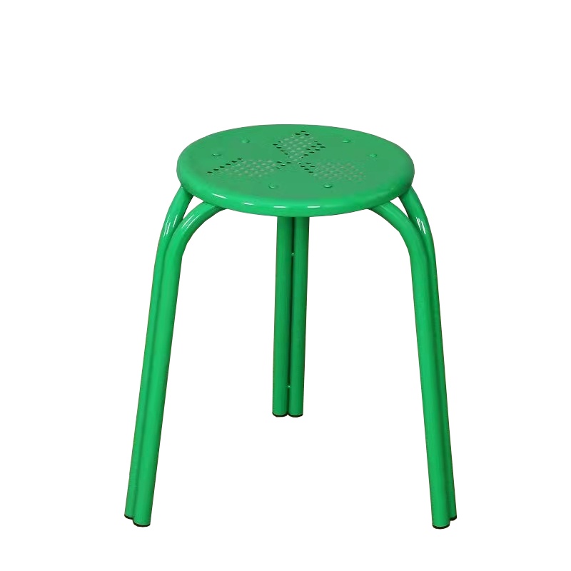 鸿澜+镂空铁凳圆凳子HL2403