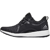 adidas阿迪达斯女子跑步鞋PureBOOST休闲运动鞋BY8928 BY89281号黑色+碳黑+银金属