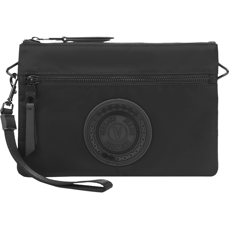 范思哲 VERSACE JEANS COUTURE 男士LOGO图案织物手拿包 71YA5P40 ZS104