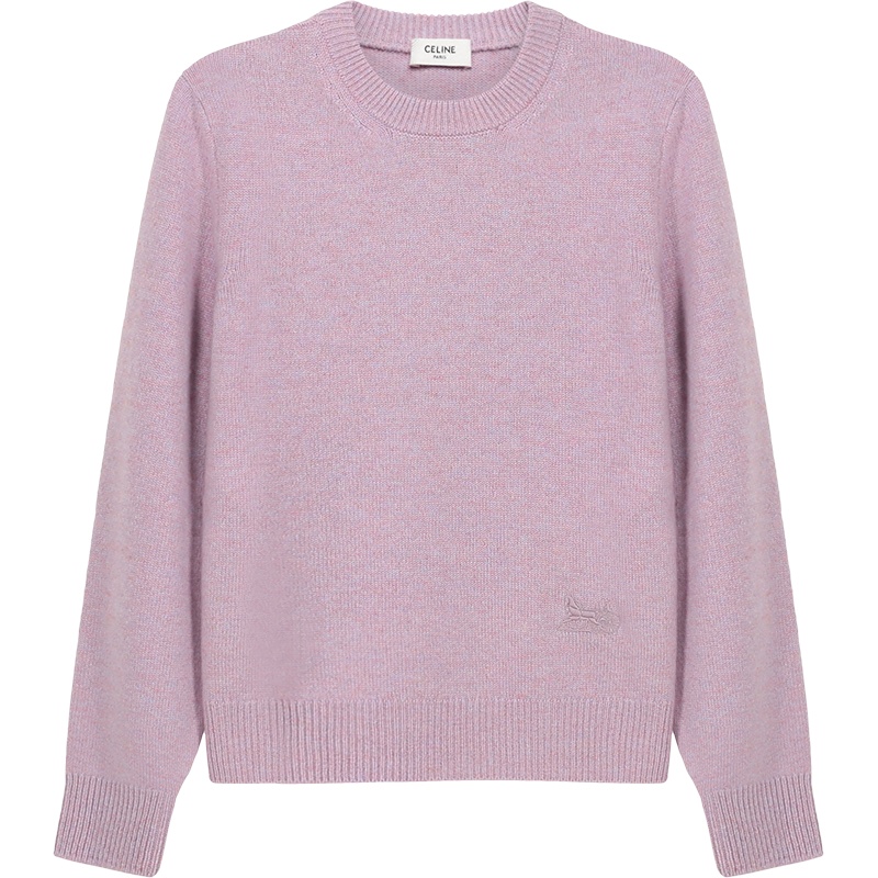 CELINE 赛琳 女士 山羊绒圆领长袖针织衫套头衫2A09K152I
