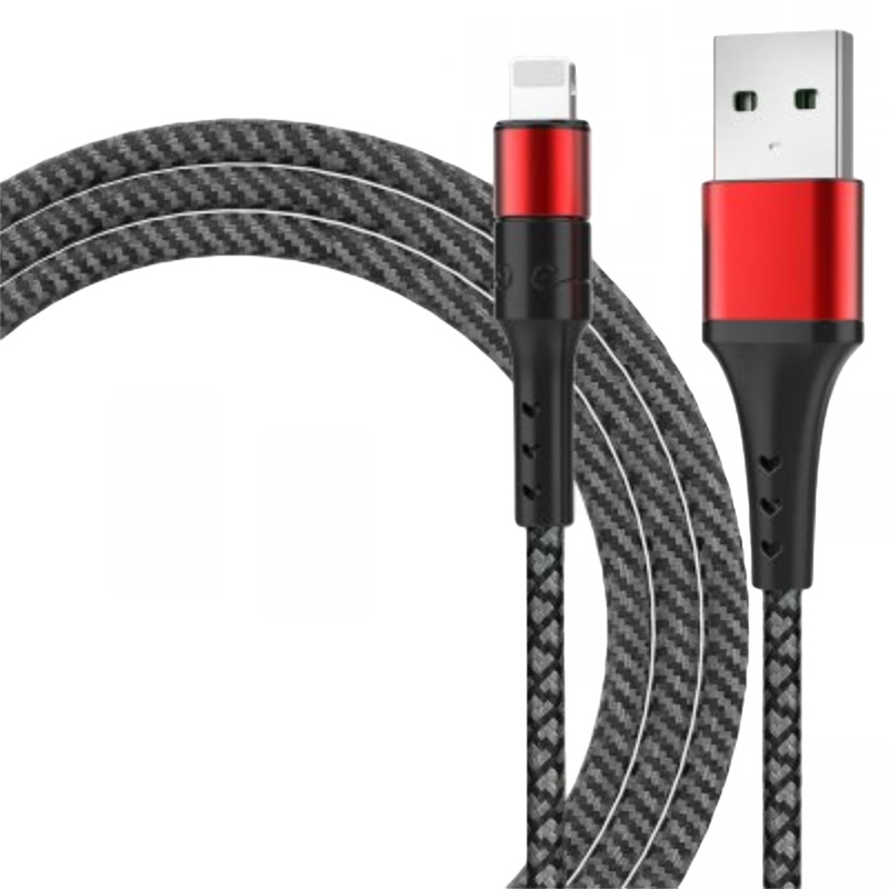 乔歌(QIAOGE)1m苹果数据线充电线连接线支持iPhoneX/XS/XR/XS MAX 红色买二送一X