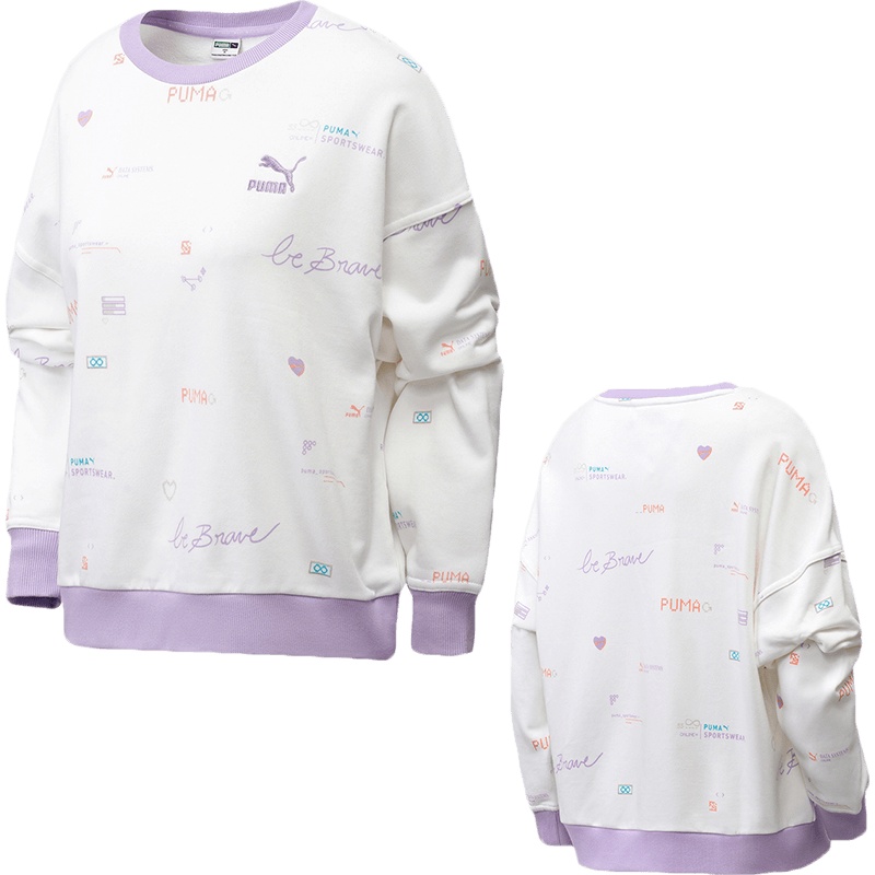 PUMA彪马女装运动服休闲圆领卫衣531280