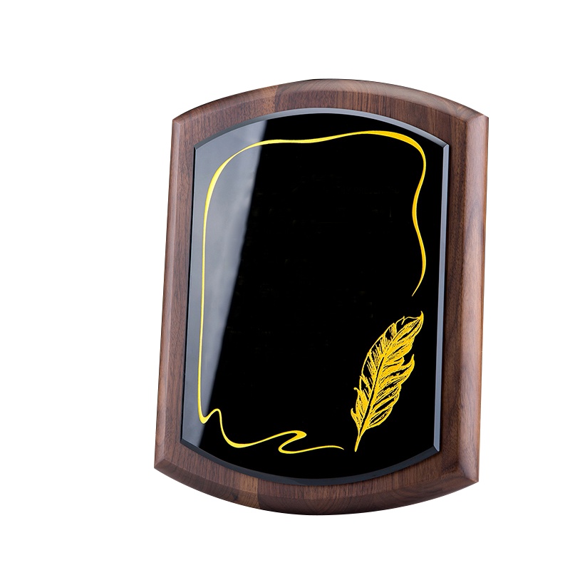 SCP SCP0056 12*29cm创意木质水晶雕刻奖牌荣誉牌工作表彰纪念牌 (个)