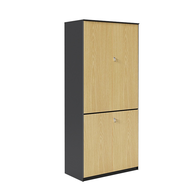 富路达办公室木制文件柜资料柜带锁收纳柜板式办公柜