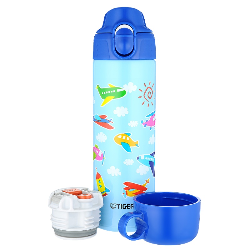 虎牌(tiger)儿童保温杯MBO-A05C小学生保温杯卡通可爱 保温保冷两用 500ML