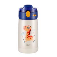 富光FUGUANG 贝贝奇儿童保温杯 316不锈钢男女吸管杯宝宝水壶大容量幼儿园水杯学生便携杯子WFZ1145-360