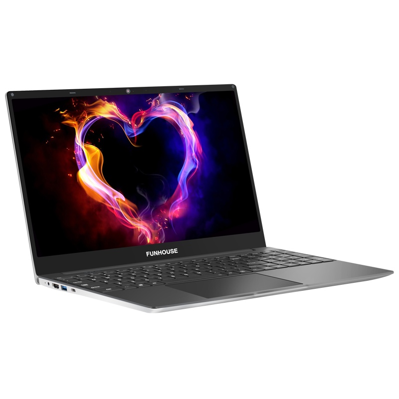 FunHouse F10英特尔四核笔记本电脑轻薄便携学生女生款15.6英寸超薄本商务办公用大学生游戏本手提笔记本电脑