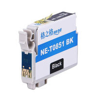 格之格T0851墨盒黑色 适用爱普生EPSON 1390 T60 85N R330彩色喷墨打印机墨盒