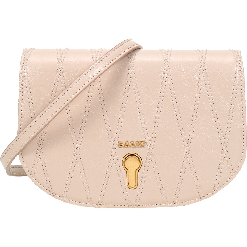 BALLY 巴利 女士 皮质绗缝单肩斜挎包迷你款 CLAYN W QT
